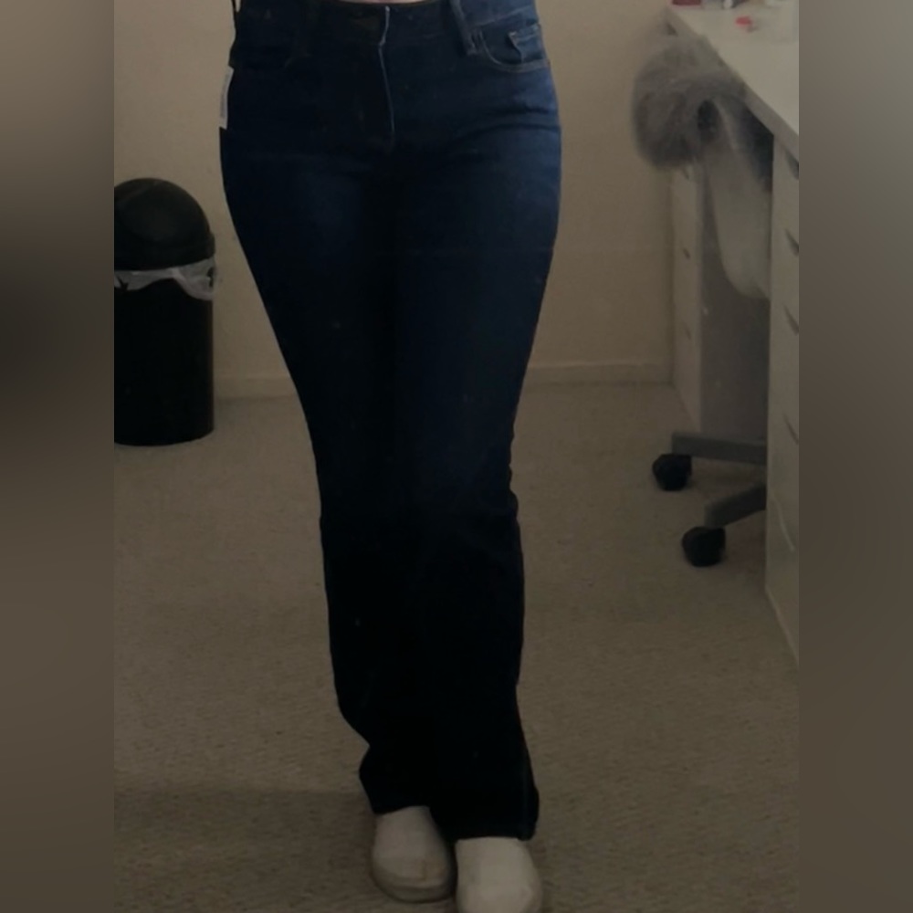 Old navy Dark wash mid rise kicker bootcut jeans